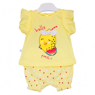 Caramell Bebek Takımı - 2 li - TKK7045 - Fresh - Sarı