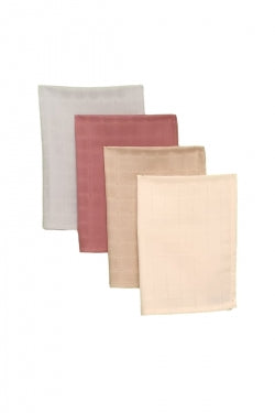 S-Mall Bebek Müslin Omuz-Ter Bezi - 4'lü - 40x30 cm - Autumn