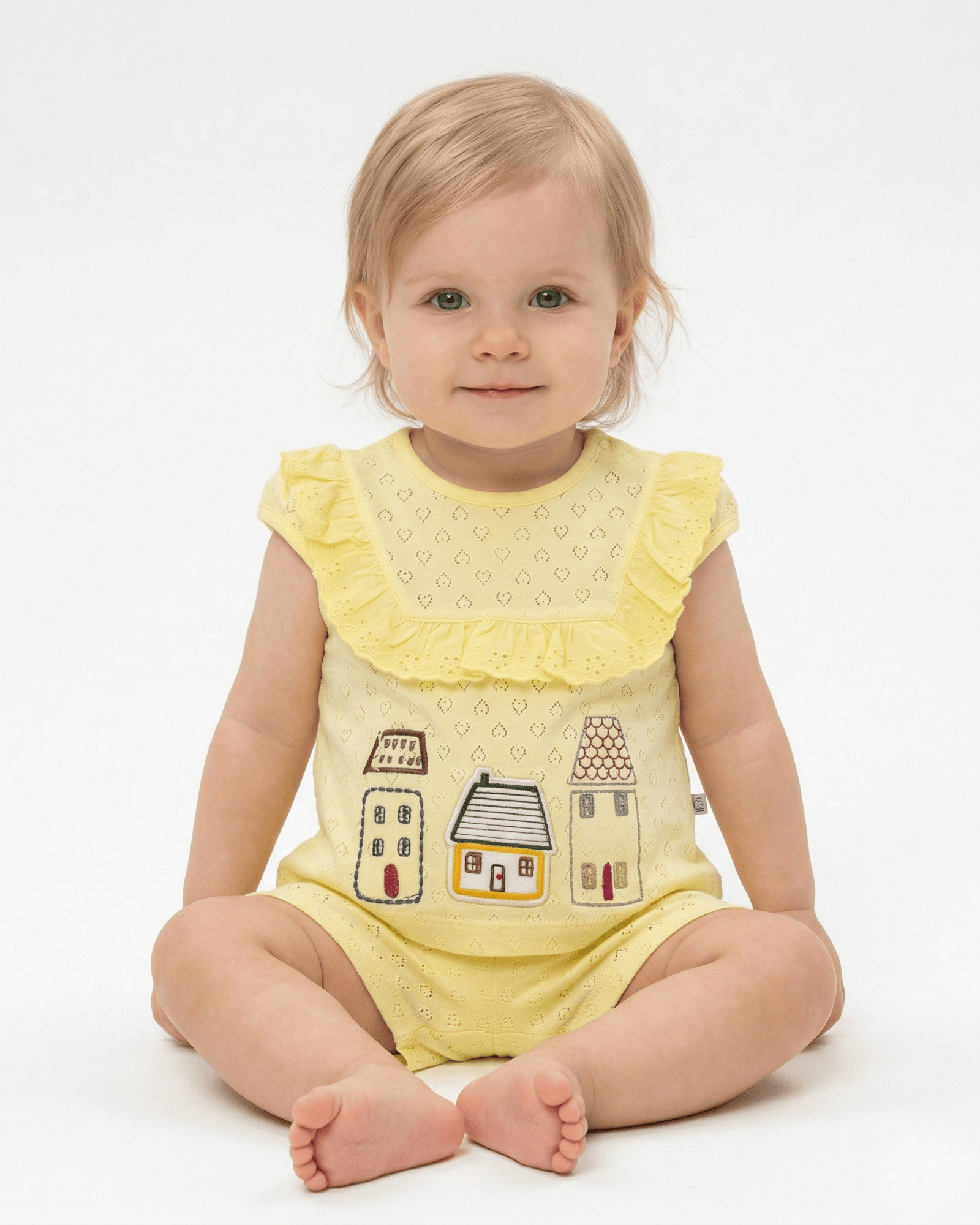 Bibaby Summer Days Bebek Takımı - 2 li - Sarı