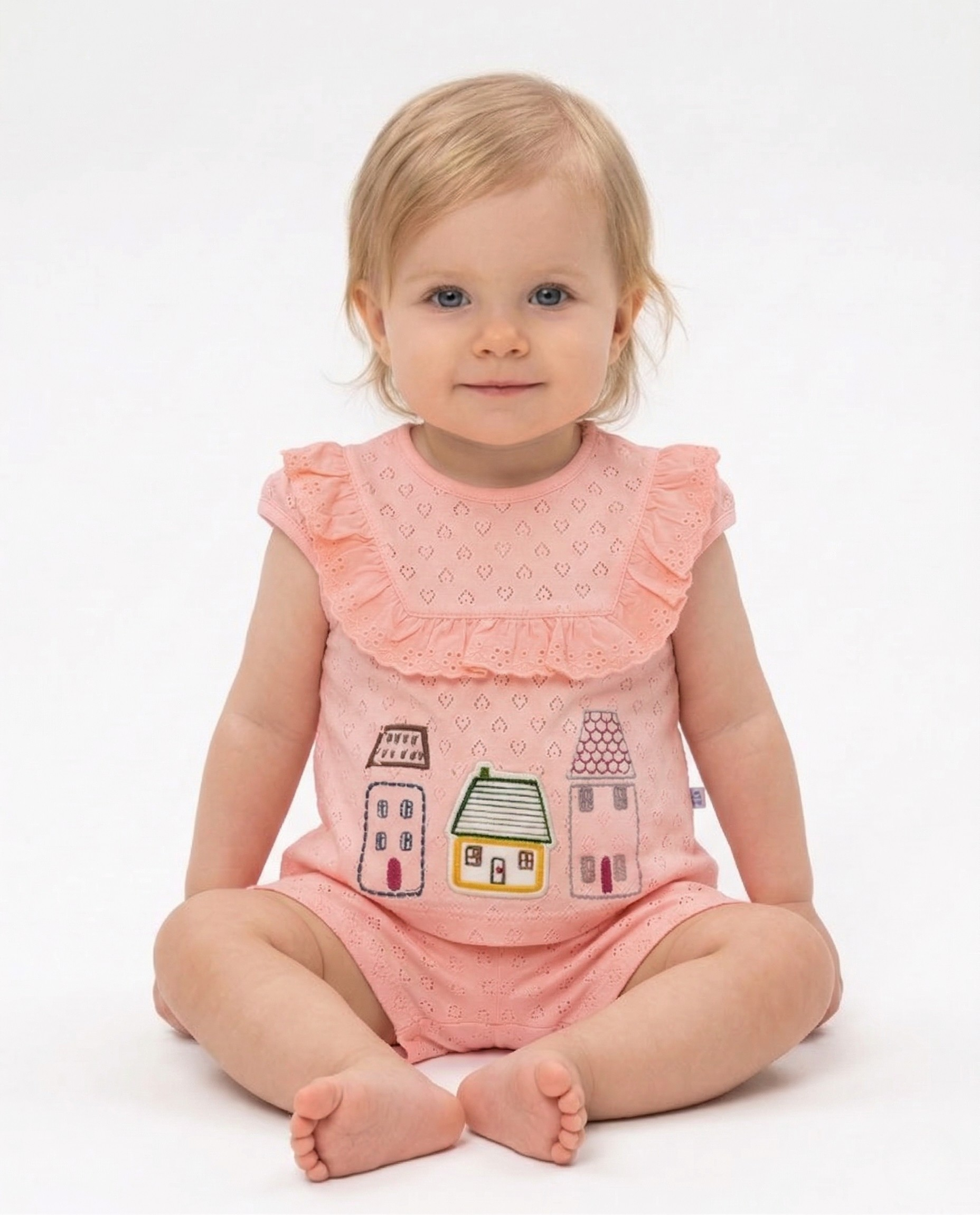 Bibaby Summer Days Bebek Takımı - 2 li - Somon