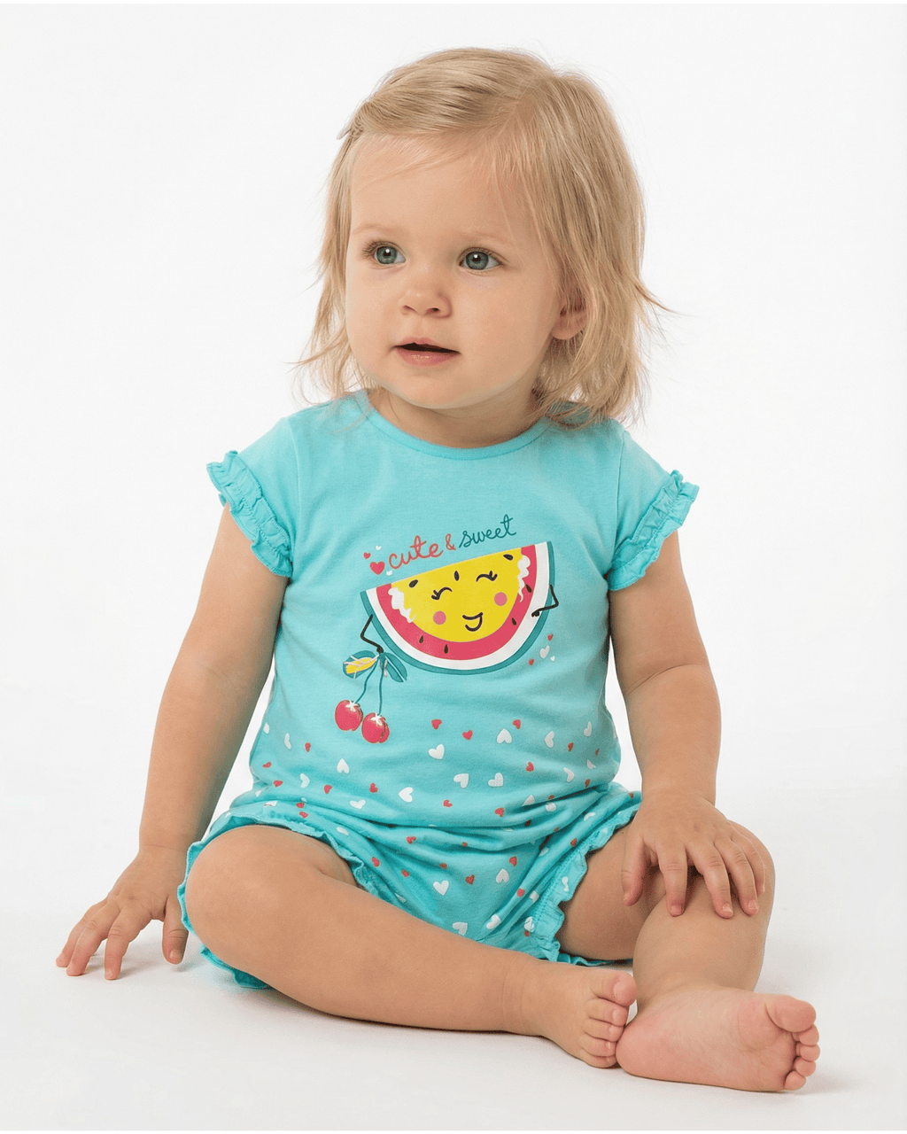 Caramell Bebek Tulumu - TK7043 Fresh - Su Yeşili