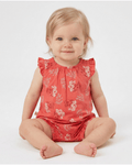 Caramell Bebek Tulumu - TK7067 Little Flower - Kiremit