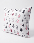 S-Mall Bebek Yastık Kılıfı 2 li - 35x45 cm - Pembe Balinalar