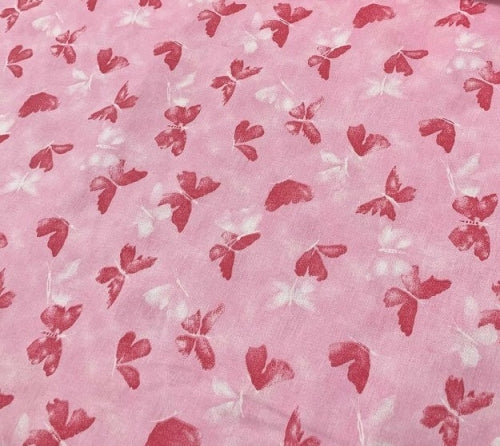S-Mall Bebek Yastık Kılıfı 2 li - 35x45 cm - Pembe Kelebekler