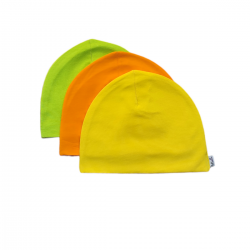 S-Mall Süprem Bebek Şapkası - 3'lü - Happy